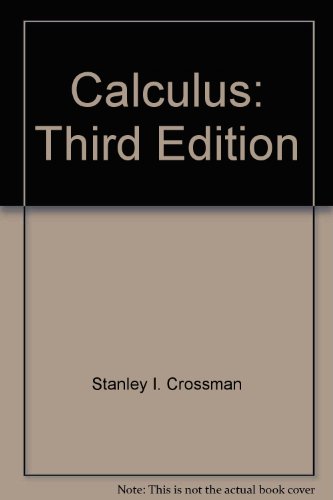 Calculus Author(s): Stanley I Grossman
