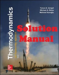 Solution Manual Thermodynamics 9th edition Yunus Cengel Michael Boles