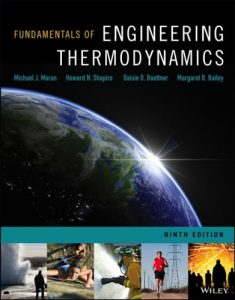 Download Fundamentals of Engineering Thermodynamics 9th Edition by Moran & Shapiro