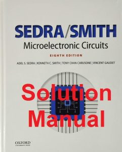 Solution Manual Microelectronic Circuits 8th Edition Adel Sedra & Kenneth Carless Smith