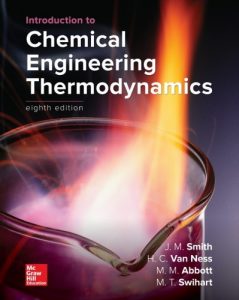 Introduction to Chemical Engineering Thermodynamics 8th edition Smith and Van Ness