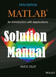 Amos Gilat Solution Manual MATLAB 5th edition