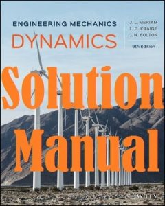 Solution Manual Dynamics 9th Edition Meriam & Kraige