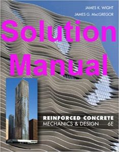 Wight MacGregor Reinforced Concrete 6th Edition Download