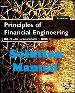 Solution Manual Principles of Financial Engineering 3rd edition Robert Kosowski and Salih Neftci