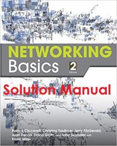 Solution Manual Networking Basics 2nd edition Patrick Ciccarelli