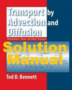Ted Bennett Transport by Advection and Diffusion Solution Manual