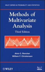 Methods of Multivariate Analysis 3rd edition by Rencher and Christensen