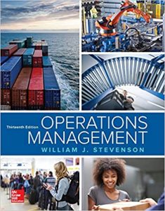 Operations Management 13th edition William Stevenson
