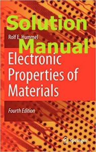 Download Solution Manual for Electronic Properties of Materials by Hummel