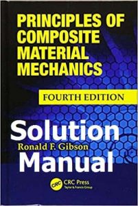 Solution Manual Principles of Composite Material Mechanics 4th edition Ronald Gibson
