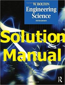 Download Solution Manual Engineering Science William Bolton