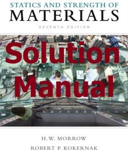 Solution Manual Statics and Strength of Materials 7th Edition Harold Morrow