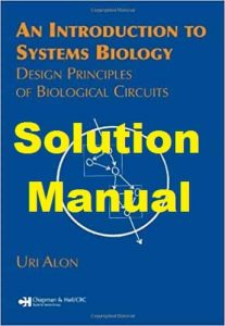 Solution Manual An Introduction to Systems Biology Uri Alon