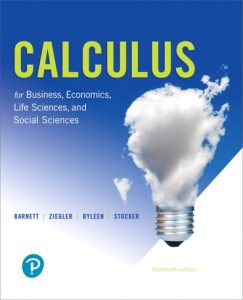 Download Calculus 14th edition Raymond Barnett and Michael Ziegler