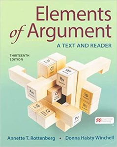 Instructor's Manual Elements of Argument 13th edition Annette Rottenberg Donna Haisty Winchell