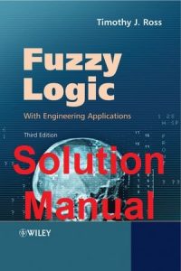 Solution Manual Fuzzy Logic Timothy Ross