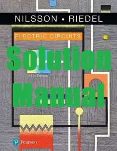 Nilsson Electric Circuits 11th Edition Solution Manual
