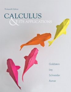 Calculus - Larry Goldstein, David Lay