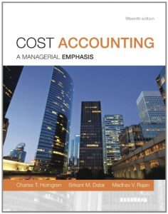 Cost Accounting 15th edition Charles Horngren Srikant Datar