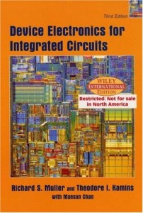 Device Electronics for Integrated Circuits 3th edc - Richard S. Muller, Theodore I. Kamins, Mansun Chan - 538dj16mb