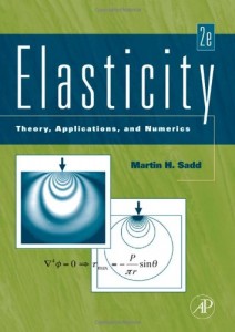 Elasticity 2nd edition Martin Sadd