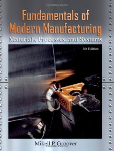 Fundamentals of Modern Manufacturing, Materials, Processes, and Systems Mikell P. Groover