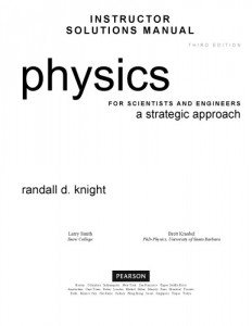Instructor's Solutions Manual to Physics for Scientists and Engineers 3rd ed -Randall D. Knight-1271pd66mb