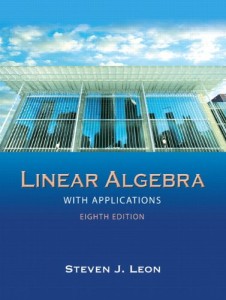 Linear Algebra with Applications 8th ed - Steve Leon - 552pd3mb