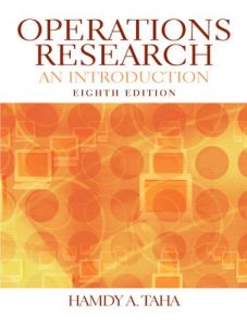 Taha Operations Research 8th edition Download