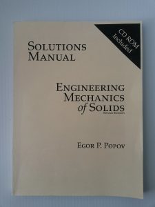 Solution Manual for Engineering Mechanics of Solids - Egor Popov
