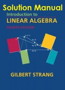 Solution Manual Introduction to Linear Algebra 4th edition Gilbert Strang