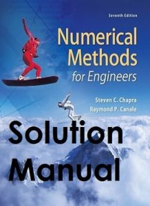 Solution Manual Numerical Methods for Engineers 7th edition Chapra and Canale